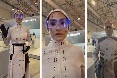  ربات انسان‌نما یا انسان ربات‌نما!/ طنز تلخ شبه‌ربات‌ها در کیش خبرساز شد