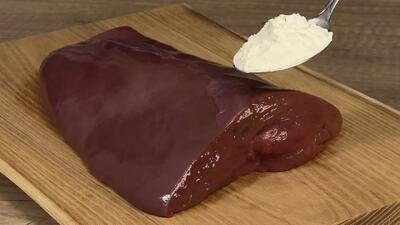  طرز تهیه جگر گاو / روشی سریع و راحت برای پختن جگر بدون کباب کردن