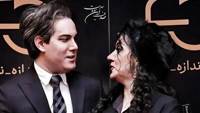  کلاه خز و استایل تمام مشکی «بهار نوروزپور» در کنار امیرعلی نبویان؛ زوج شیک در برج میلاد (عکس)