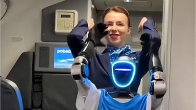  ببینید | اولین پرواز آزمایشی با ربات انسان‌نما