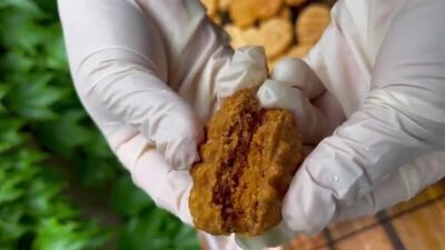  آموزش کوکی رژیمی بدون روغن، آرد، شکر و تخم مرغ | فقط با سه قلم مواد و بدون همزن !