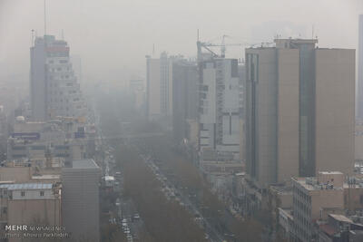 ببینید | تصاویری از میزان آلودگی شدید هوای تهران