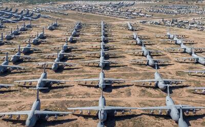  ۴۰۰۰ هواپیما و یک گورستان گران