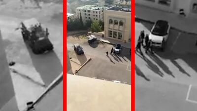  فیلم حمله نیروهای اسرائیلی به دانشگاه قدس