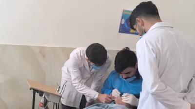  خدمت دندانپزشکان جهادگر به عشایر درمیان