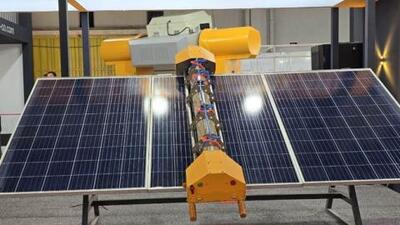 ربات ایرانی شست‌وشوی پنل‌های خورشیدی؛ راهکاری فناورانه برای افزایش تولید برق پاک