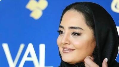  نگاهی به هنر دست زیبای یک طراح ایرانی؛ کشیدن نقاشی چهره خنده روی نرگس محمدی به سبک سیاه قلم/ زیبا و حرفه‌ای+عکس