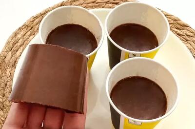  دسر شکلاتی ساده بدون آرد و تخم مرغ | طرز تهیه دسر شکلاتی ساده یخچالی !