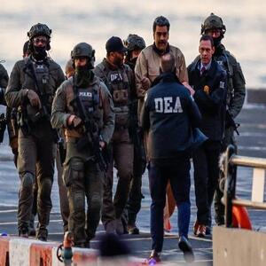  تصاویر: انتقال مادورو به دادگاه شهر نیویورک