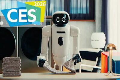  ربات ال جی لباس های شما را تا می کند!