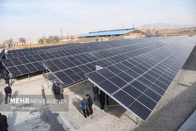  افتتاح بزرگترین نیروگاه خورشیدی یزد با حضور وزیر صمت در شهرستان اشکذر