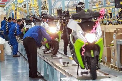  عصر خودرو - تولید موتورسیکلت از مرز ۵۱۲ هزار دستگاه گذشت