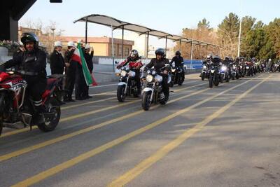  حرکت ۵۰ موتور سنگین در رالی دهه فجر نیروهای مسلح