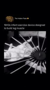  ۸۰ سال پیش؛ دستگاه  تمرینی محبوب نوزادان