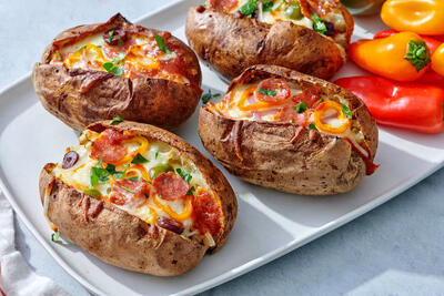  طرز تهیه سیب زمینی شکم پر / فیلم پیش غذای خوشمزه