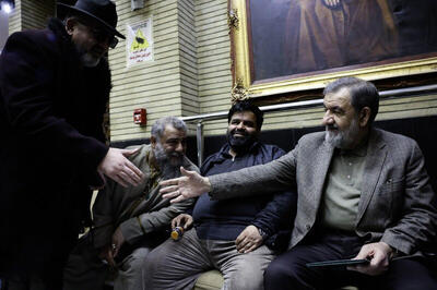  محسن رضایی و قالیباف در یک مراسم رسمی | تصاویر