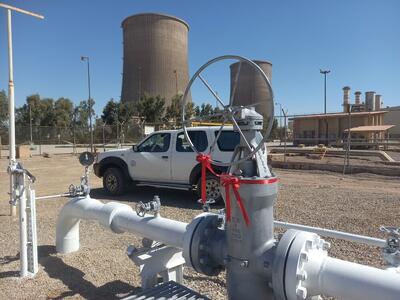  نیروگاه سیکل ترکیبی تابان در یزد به شبکه خطوط لوله فرآورده‌های نفتی متصل شد