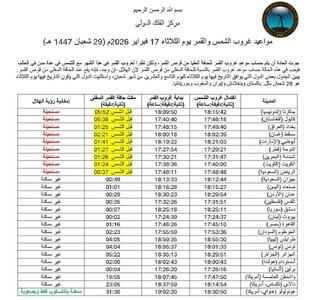  در این کشورها امشب احتمال رویت هلال ماه رمضان هست + جدول