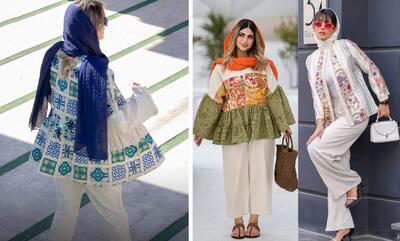 18 مدل مانتوی سوزندوزی برای عید 1405؛ با این مدل‌ها چشم فامیل را کور کنید! - چی بپوشم