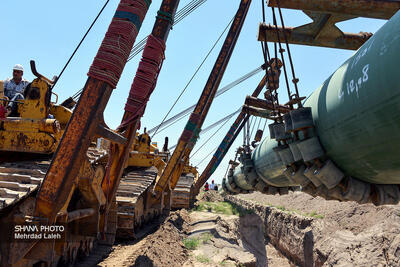  بهره‌برداری از ۸۰۰ کیلومتر خط لوله گاز در ۱۴۰۴