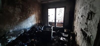  آتش‌سوزی ساختمان مسکونی در رشت بدون تلفات جانی مهار شد