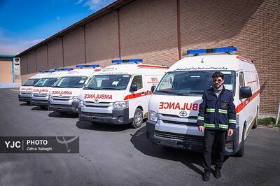  آیین رونمایی از آمبولانس‌های جدید سازمان اورژانس کشور