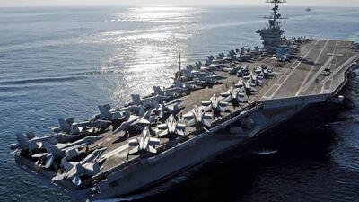  واکنش آمریکا به سخنرانی رهبر انقلاب در مورد غرق کردن ناو / نیویورک تایمز: ناو جرالد فورد در سواحل اسرائیل مستقر می‌شود  