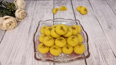  طرز تهیه شیرینی زعفرانی در ۲۰ دقیقه ! ترد، سریع و آسان