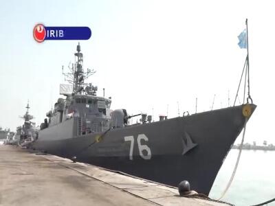  بازدید ملوانان روسیه از ناوشکن ایرانی جماران