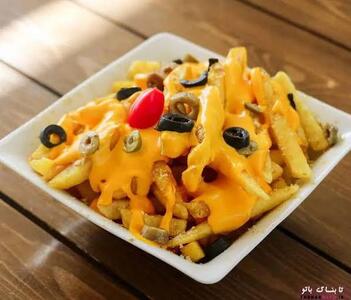  سیب زمینی با سس پنیر فوق العاده‌ست!