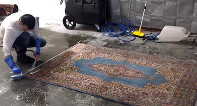  چگونه فرش خود را بشوییم / آموزش شستن فرش به روش قالیشویی