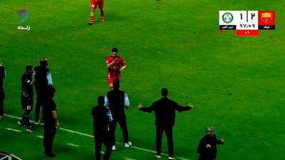  گل دوم فولاد به ذوب آهن (سوپرگل آرش اکبرزاده در دقیقه 96)