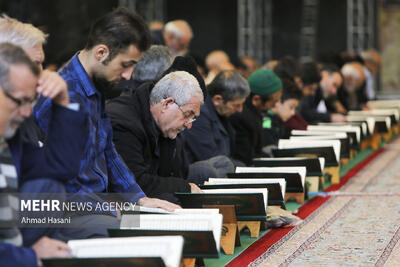  ترتیل خوانی در مسجد گوهرشاد حرم مطهر امام رضا(ع)