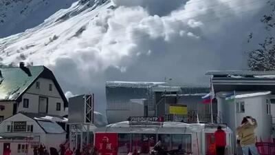  وقوع بهمن شدید در منطقه البروس