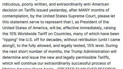  ترامپ از قصدش برای افزایش نرخ تعرفه جهانی خبر داد