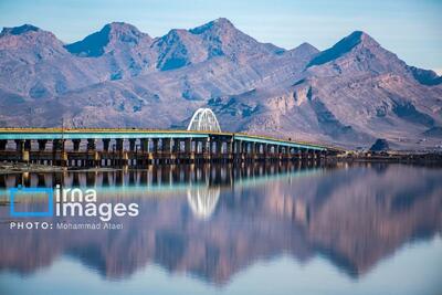  عکس: تصویری زیبا از جان تازه دریاچه ارومیه