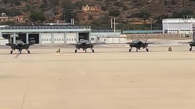  تصاویر استقرار گسترده هواپیماهای نظامی آمریکا در یونان!