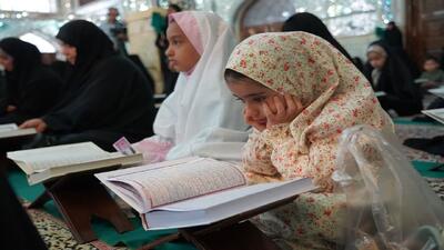  مأنوس شدن دل‌ها با قرآن در ماه مهمانی خدا + تصاویر