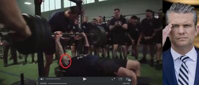  تتوی «کافر» و شعار جنگ های صلیبی روی بدن وزیر جنگ آمریکا بار دیگر جنجالی شد (+تصاویر)