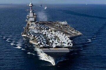  نگرانی از فرسایش عملیاتی ناو جرالد فورد؛ نمایش قدرت آمریکا چقدر واقعی است؟