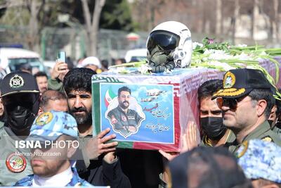 تصاویر: تشییع خلبان شهید «مهدی فیروزمند»