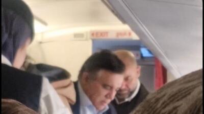  سهراب بختیاری زاده در پرواز تهران به کرمان دیده شد