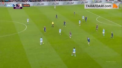  گل دوم نیکو اورایلی به نیوکاسل (منچسترسیتی 2-1 نیوکاسل) - پارس فوتبال