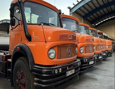  معامله موفق کامیون‌های بنز باری در بورس کالا