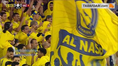  گل دوم کریستیانو رونالدو به الحزم (النصر 4-0 الحزم)