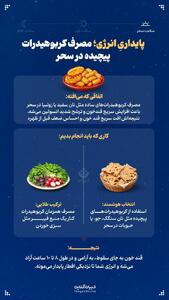  پایداریِ انرژی؛ مصرف کربوهیدرات پیچیده در سحر