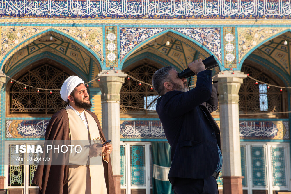 عکس/ استهلال ماه مبارک رمضان در مسجد مقدس جمکران