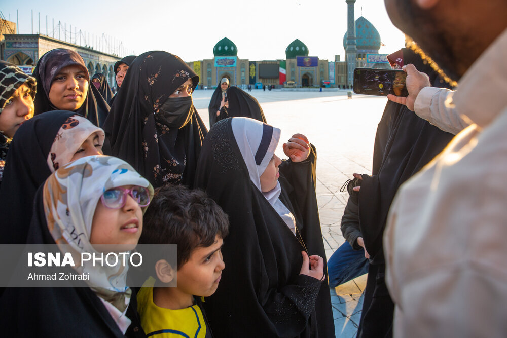 عکس/ استهلال ماه مبارک رمضان در مسجد مقدس جمکران