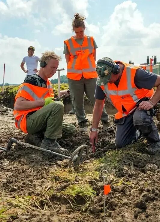 یافتن گنج سکه‌های رومی هنگام جست‌وجو برای کلید تراکتور | عکس