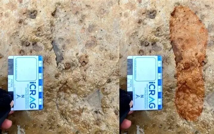 این ردپاهای ساحلی ۲ هزار سال قدمت دارند | عکس